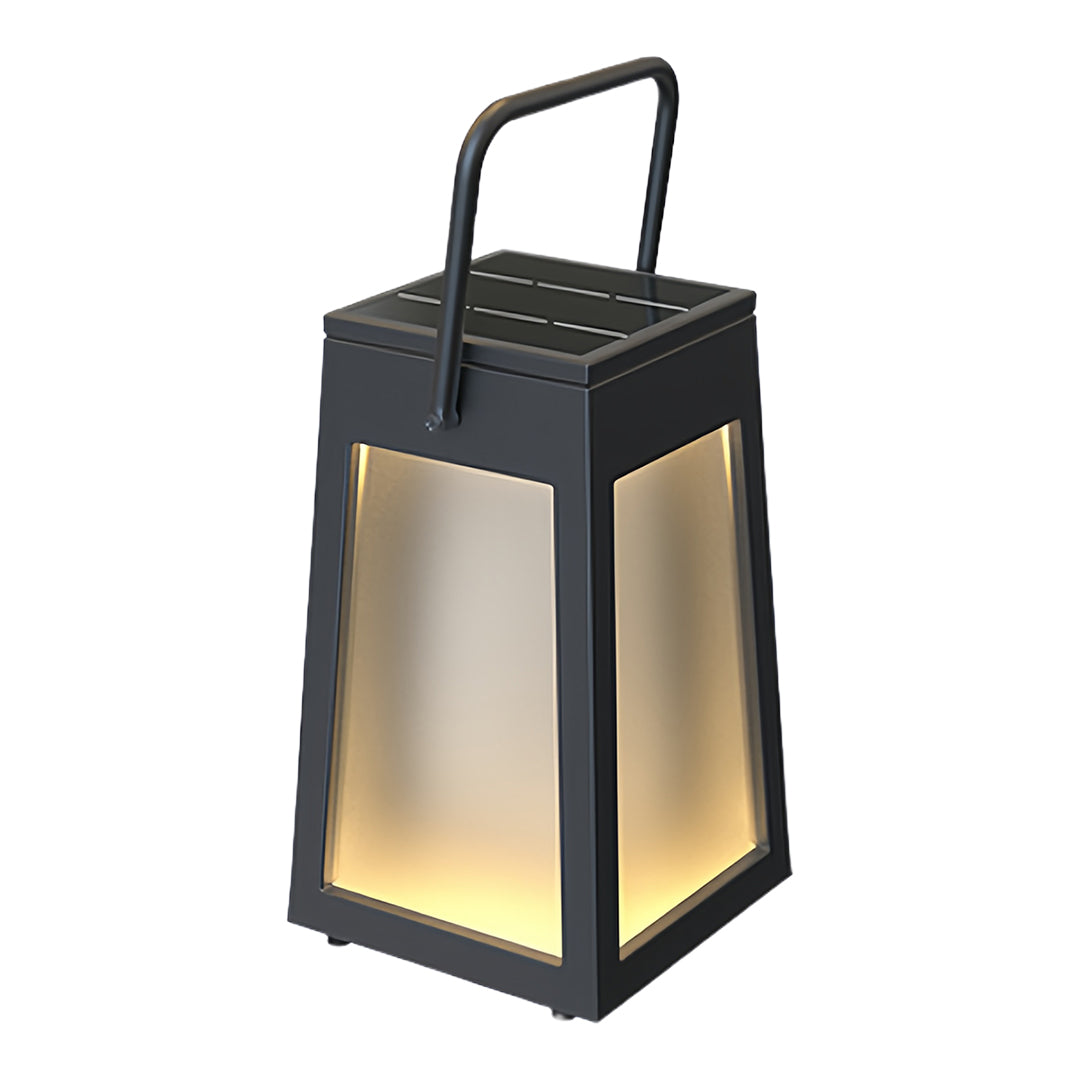 Dimensions diagram for two sizes of the portable camping lantern (13.0 inches and 15.8 inches tall).