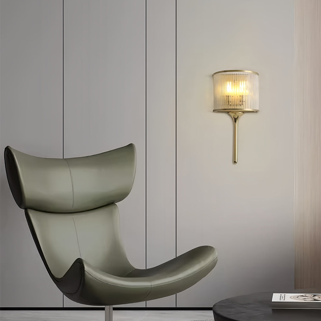 Modern crystal light pendants illuminating dining area with long linear form and brilliant crystal light diffusion