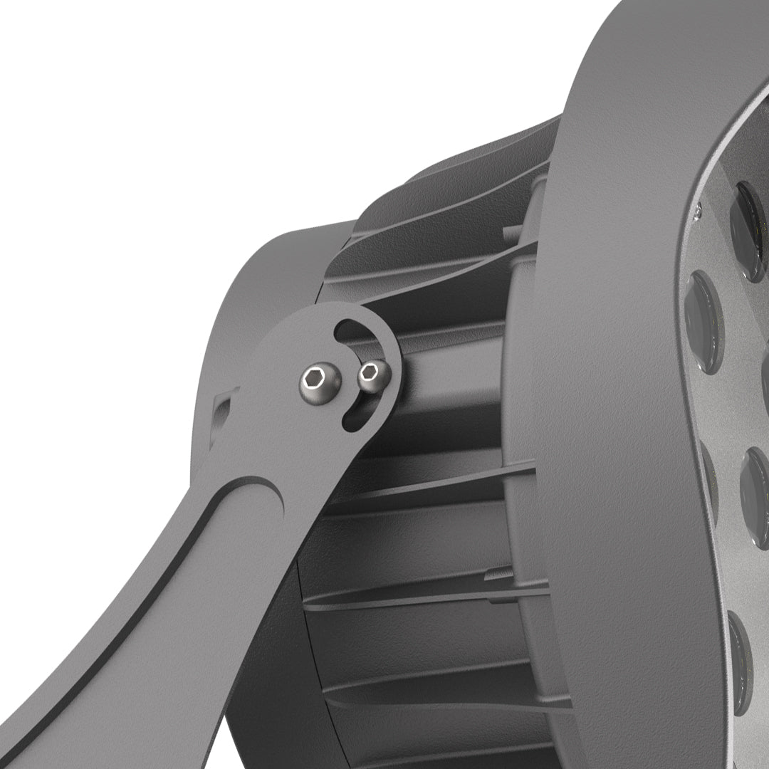 Well-camouflaged outdoor light fixture nestled among garden plants for natural landscape integration