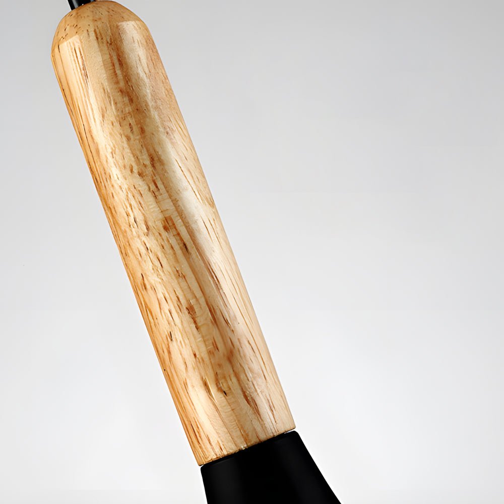 Dome Pendant Light with Wood Detail - Modern 1 - Light Island Fixture