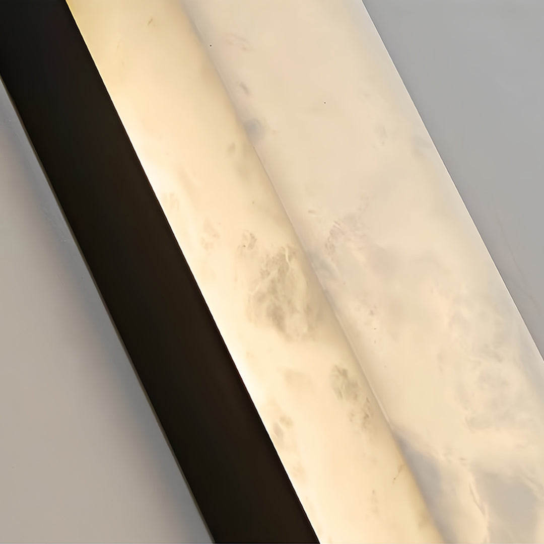 Dual copper sconce indoor wall lights creating symmetrical illumination in modern interior setting