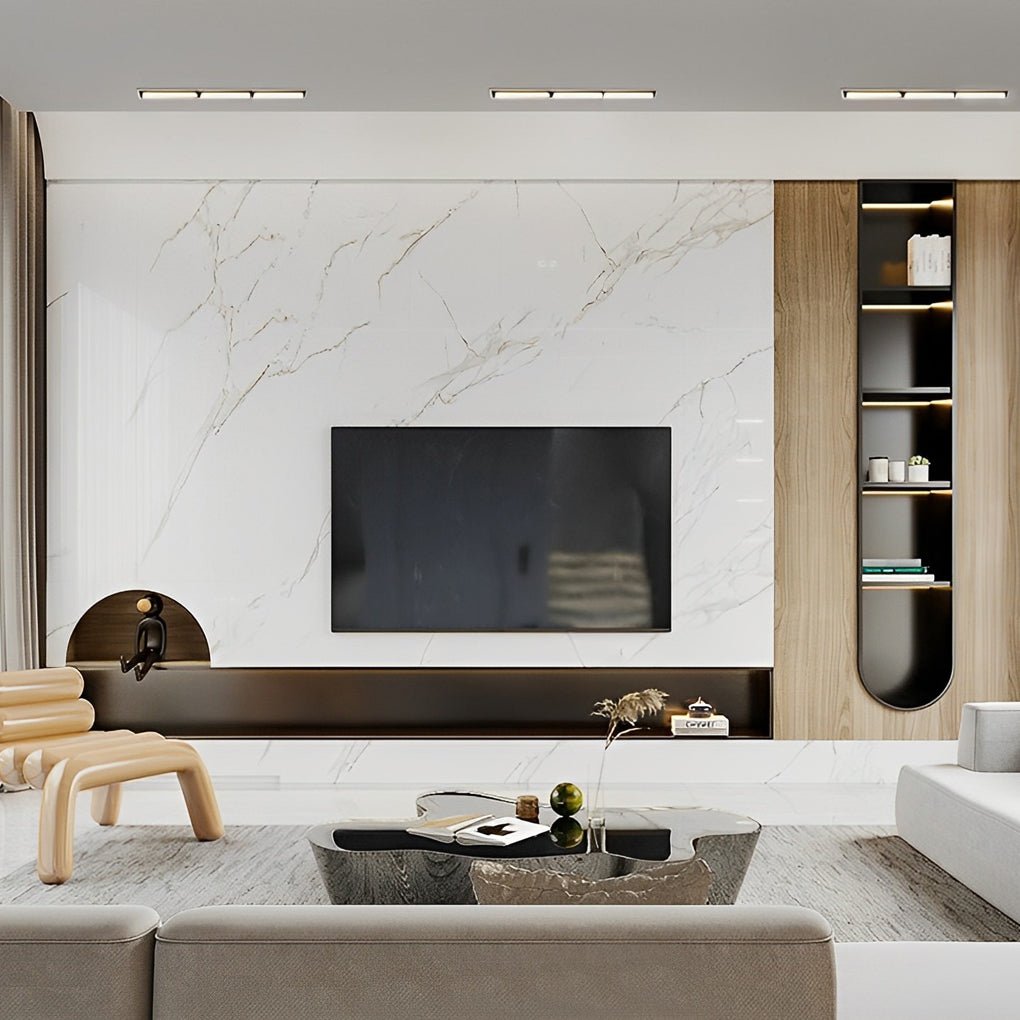 Embedded LED Anti - Glare Wall Washer Recessed Polarized Spotlight