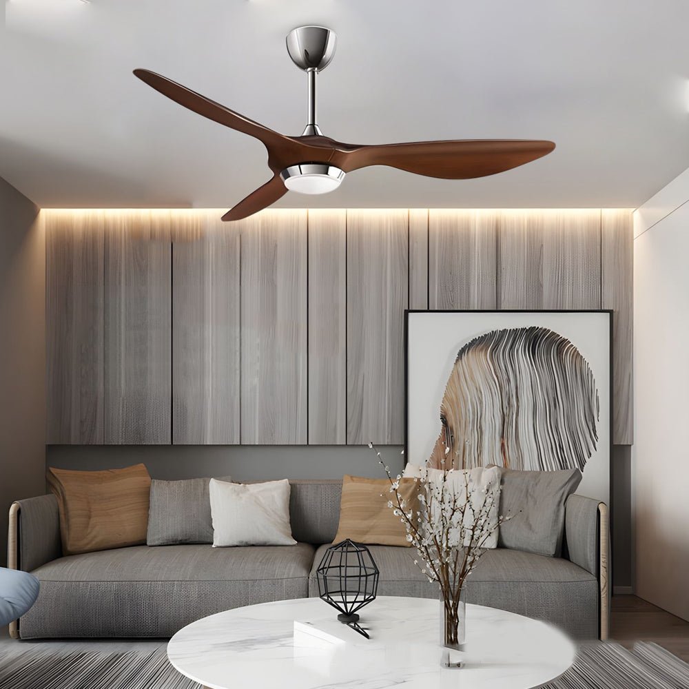 Envy 52" 3 - Blade LED Ceiling Fan with Lights and Remote 6 Fan Speeds Ceiling Fan Light for Living Room