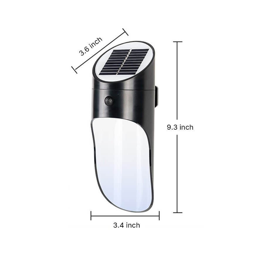 European Style Outdoor Solar LED Wall Lamp Eco - friendly Garden Lighting