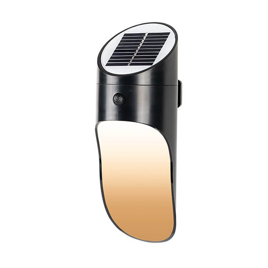 European Style Outdoor Solar LED Wall Lamp Eco - friendly Garden Lighting