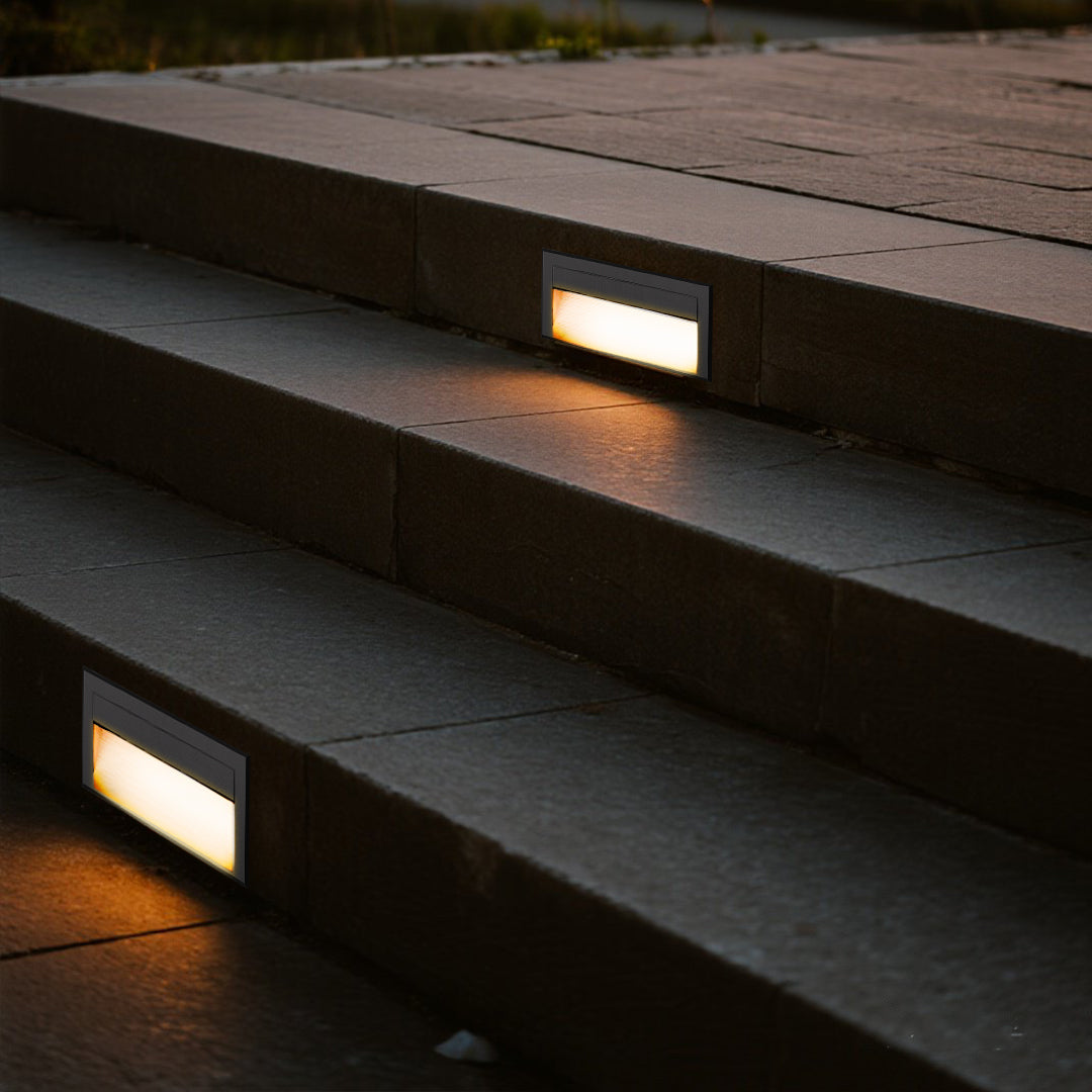 Square Recessed Step Lights Outdoor