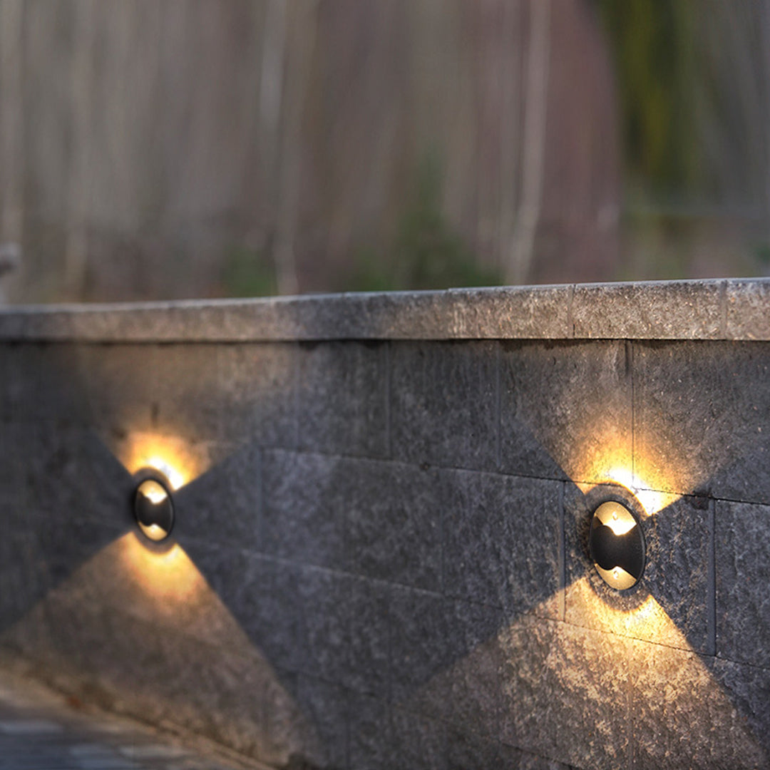 Outdoor Well Lights Side-Lit Minimalist Style