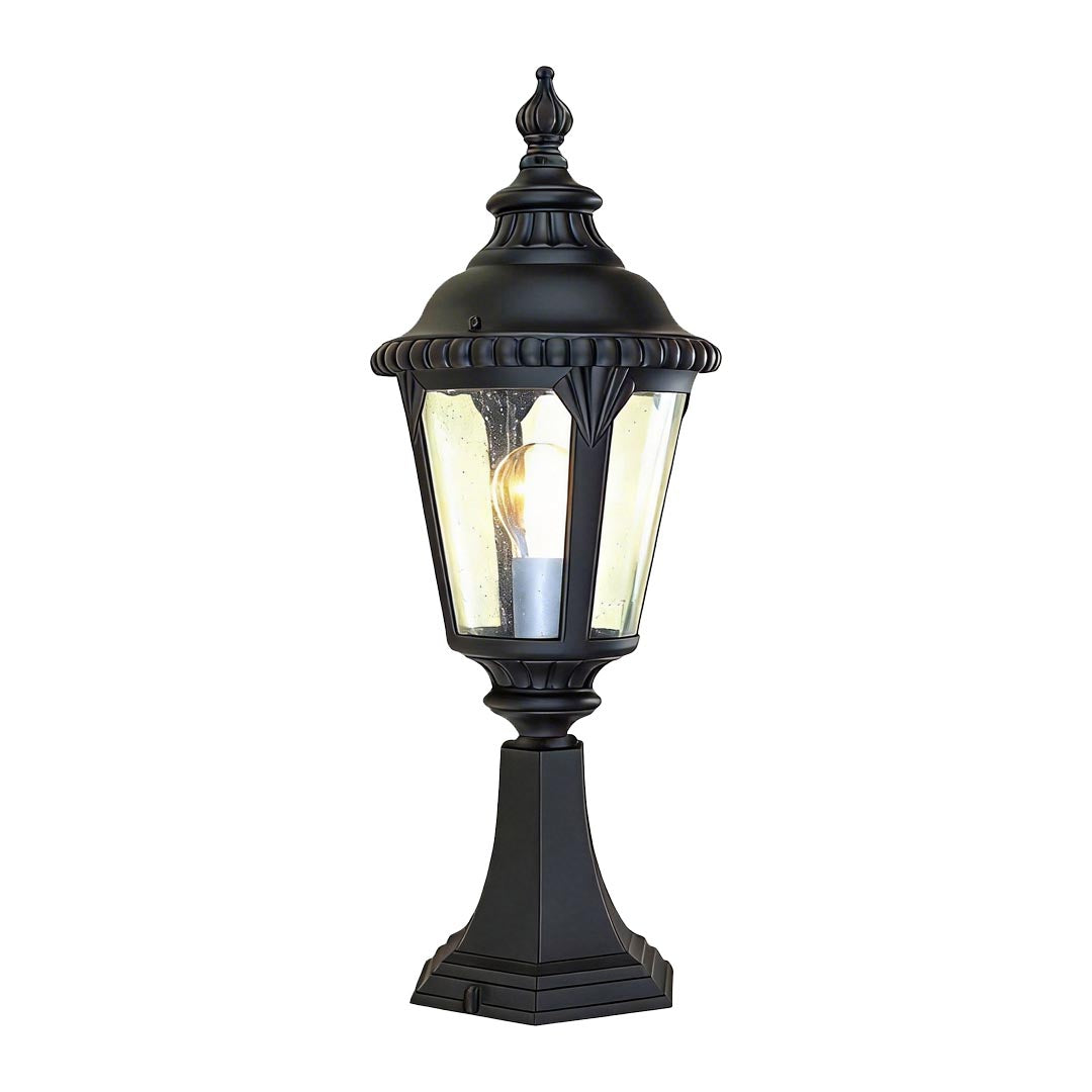 Fence pillar lights product view showing the classic post light design on a white background.