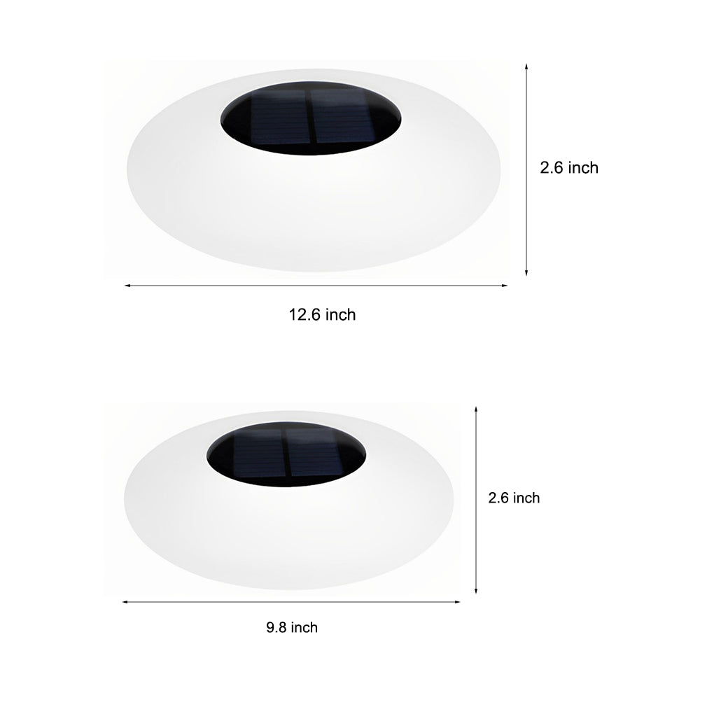 Floating pond lamp size and dimension reference diagram