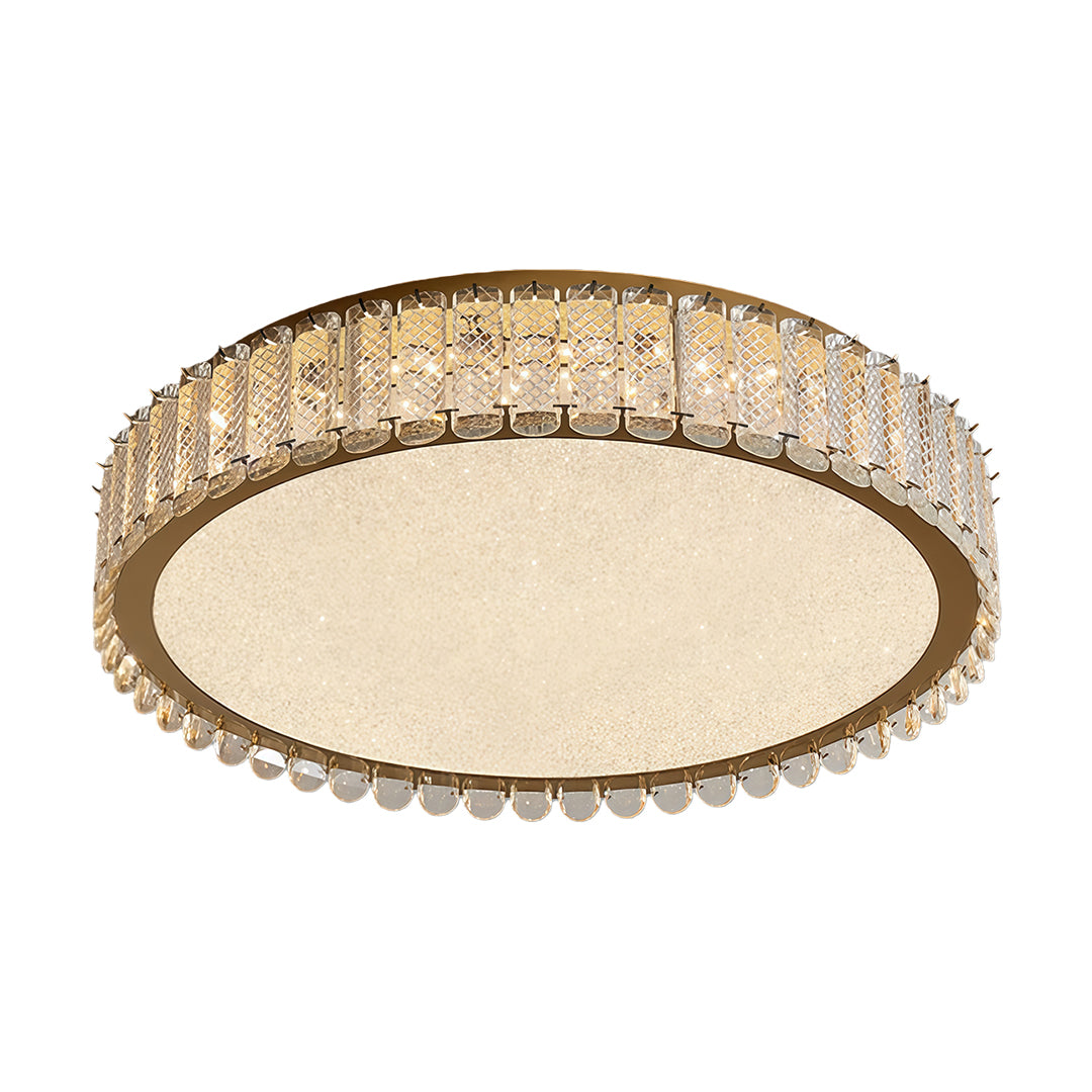 Illuminate your home with flush mount modern lighting featuring a crystal ball fringe, adding elegance and sparkle to any room.