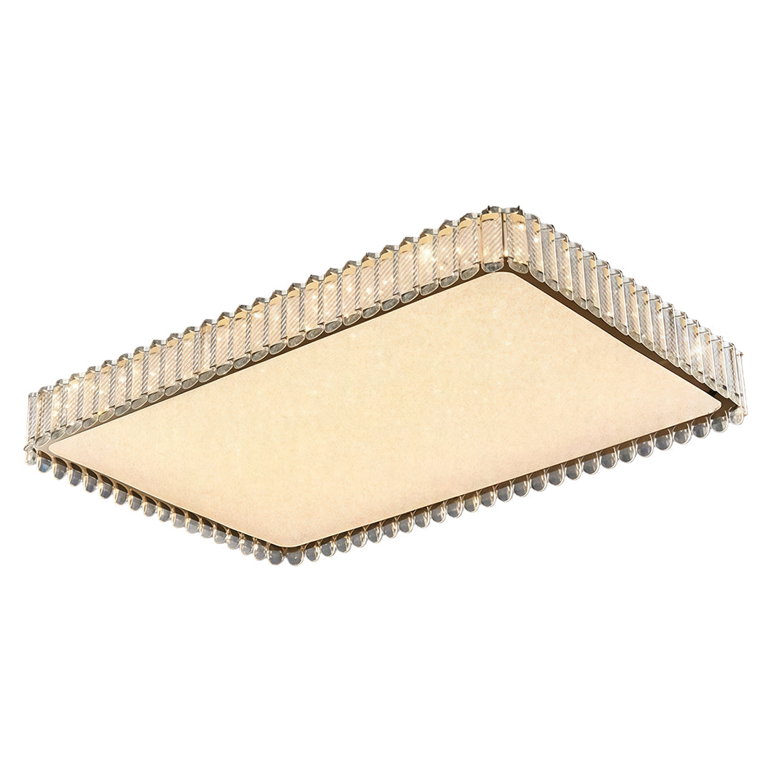 Bring sophistication to your space with flush mount modern lighting, designed with a crystal ball fringe for luxurious, diffused light.