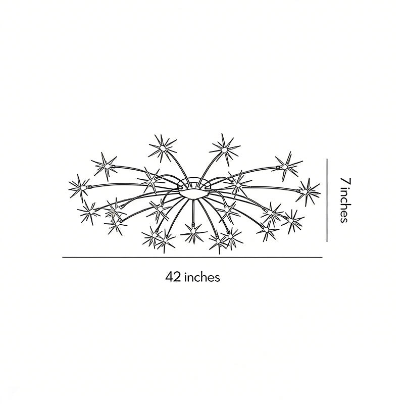 flush-mount-starburst-light-fixture-dimensions-front-view-size-specs