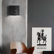 Frosted Cement Eclipse LED Wall Light