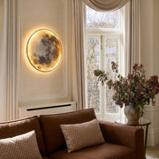 Full Moon Lamp Wall Modern Round LED Artistic Lamp