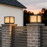 LED Post Lights Solar Landscape Decorative Lighting