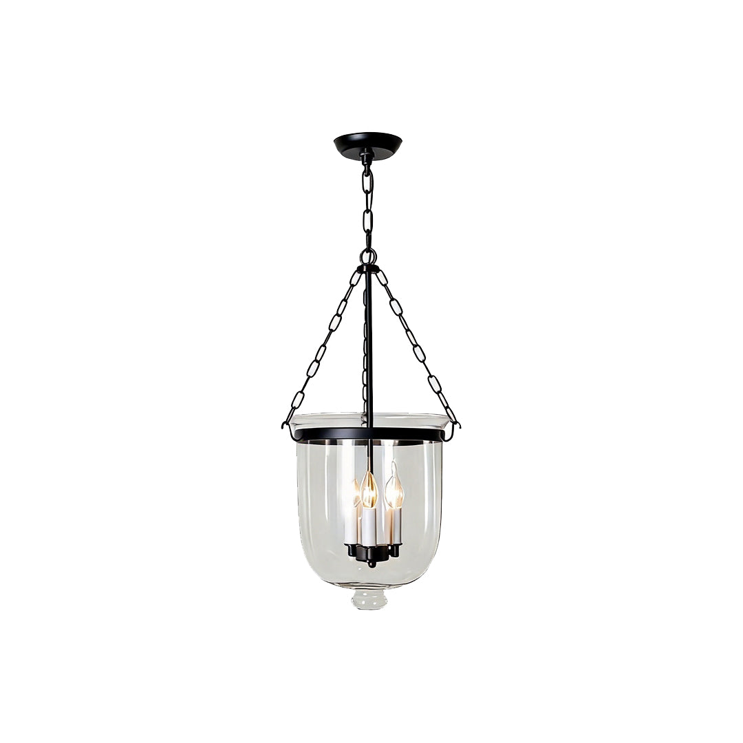 Glass chandeliers for dining room black metal pendant variation with modern transitional styling.