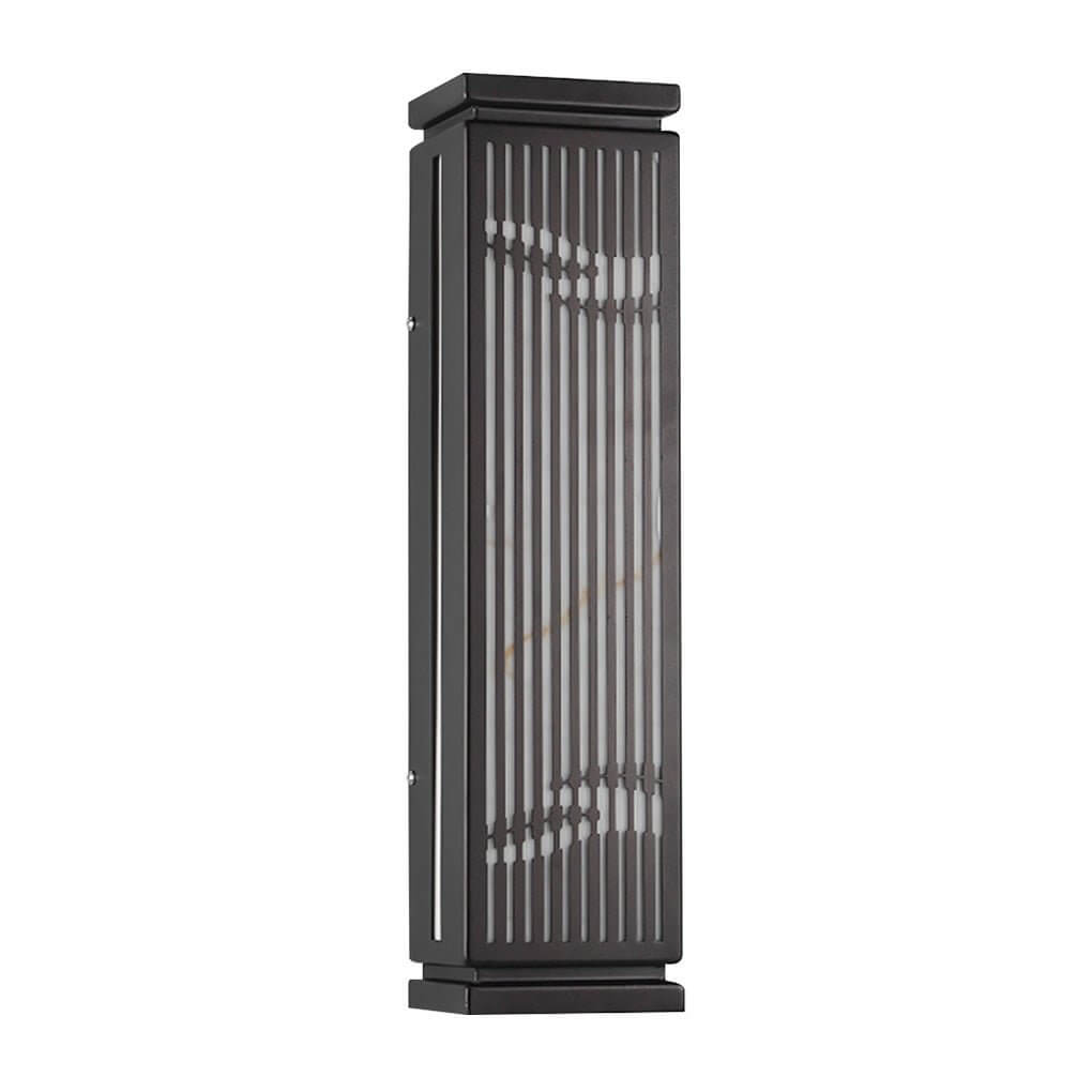 Upgrade gates and fences with grille wall light gate unique strip design outdoor wall lamp, perfect for contemporary exterior lighting.