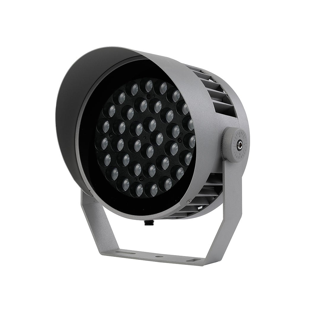 Heavy-duty outdoor lighting LED spotlight with robust construction for architectural applications