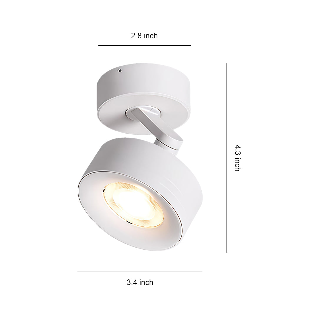 Maximize your lighting potential with adjustable LED ceiling spotlights, offering directional light that’s perfect for creating the right mood or focus.