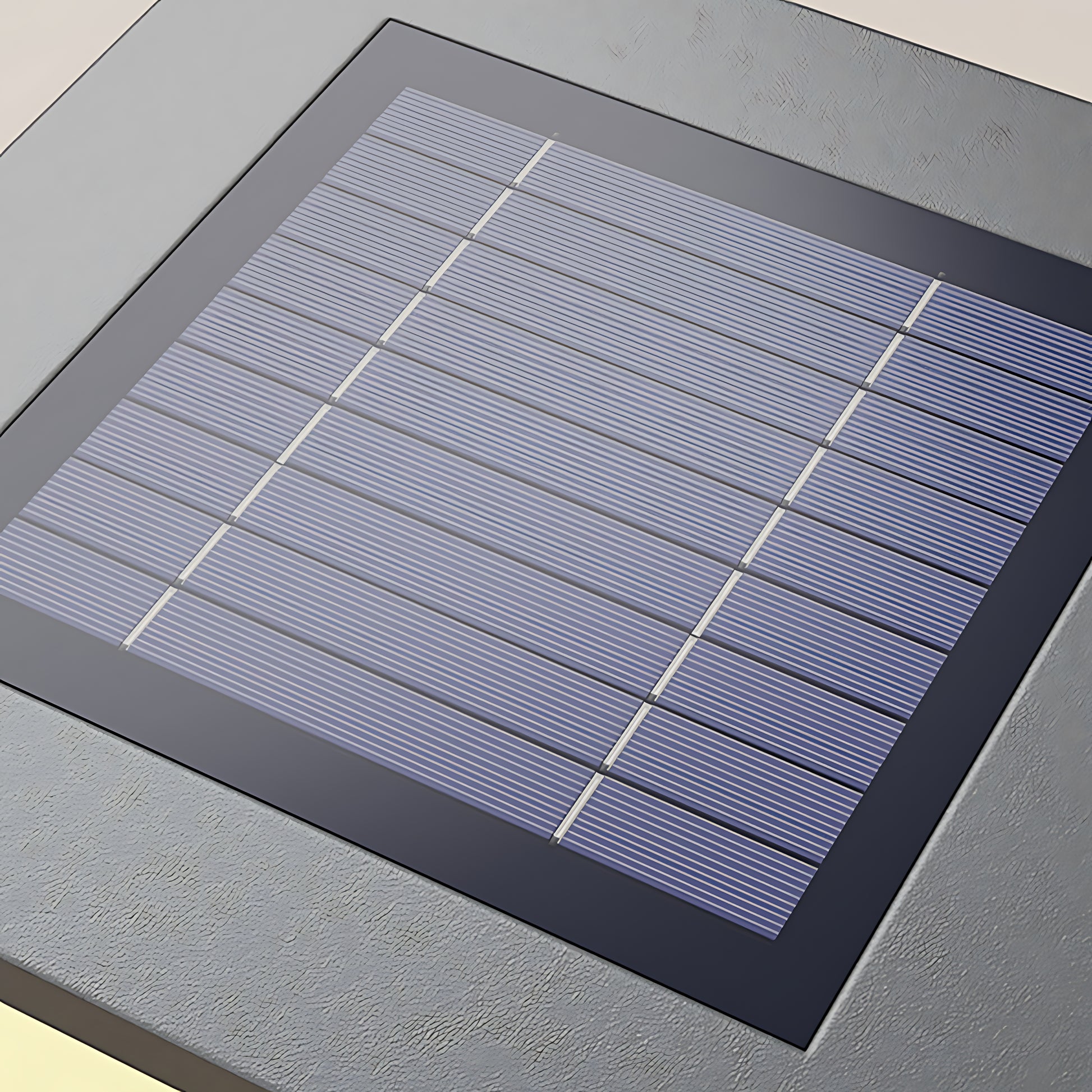 Hollow square pillar light with dimensions, ideal for precise and stylish outdoor installations.