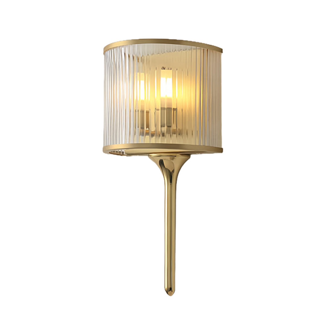 Contemporary crystal light pendants displaying horizontal bar design with embedded crystal details and metallic mounting