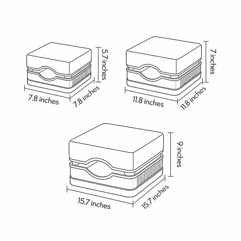 Technical diagram of house pillar lights showing dimensions and structural details for installation.