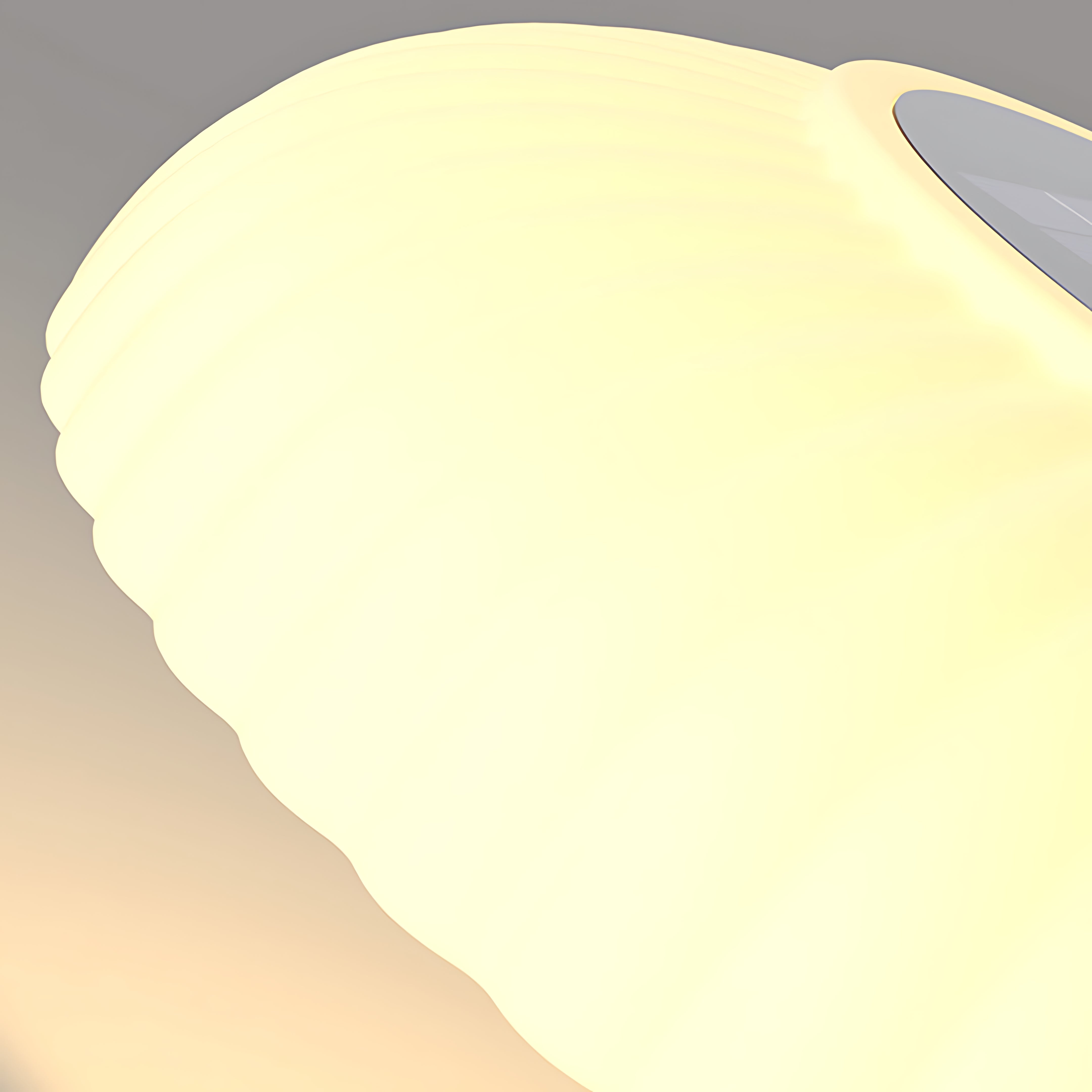 Illuminated hollow square pillar light creating soft ambient glow with translucent LED shade and modern architectural base