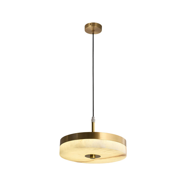 Disc Pendant Light Modern Luxury Marble Single Ceiling Light