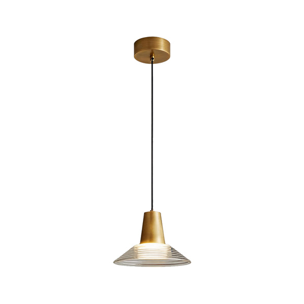 Glass Cone Pendant Light Nordic Art Minimalist Ceiling Light