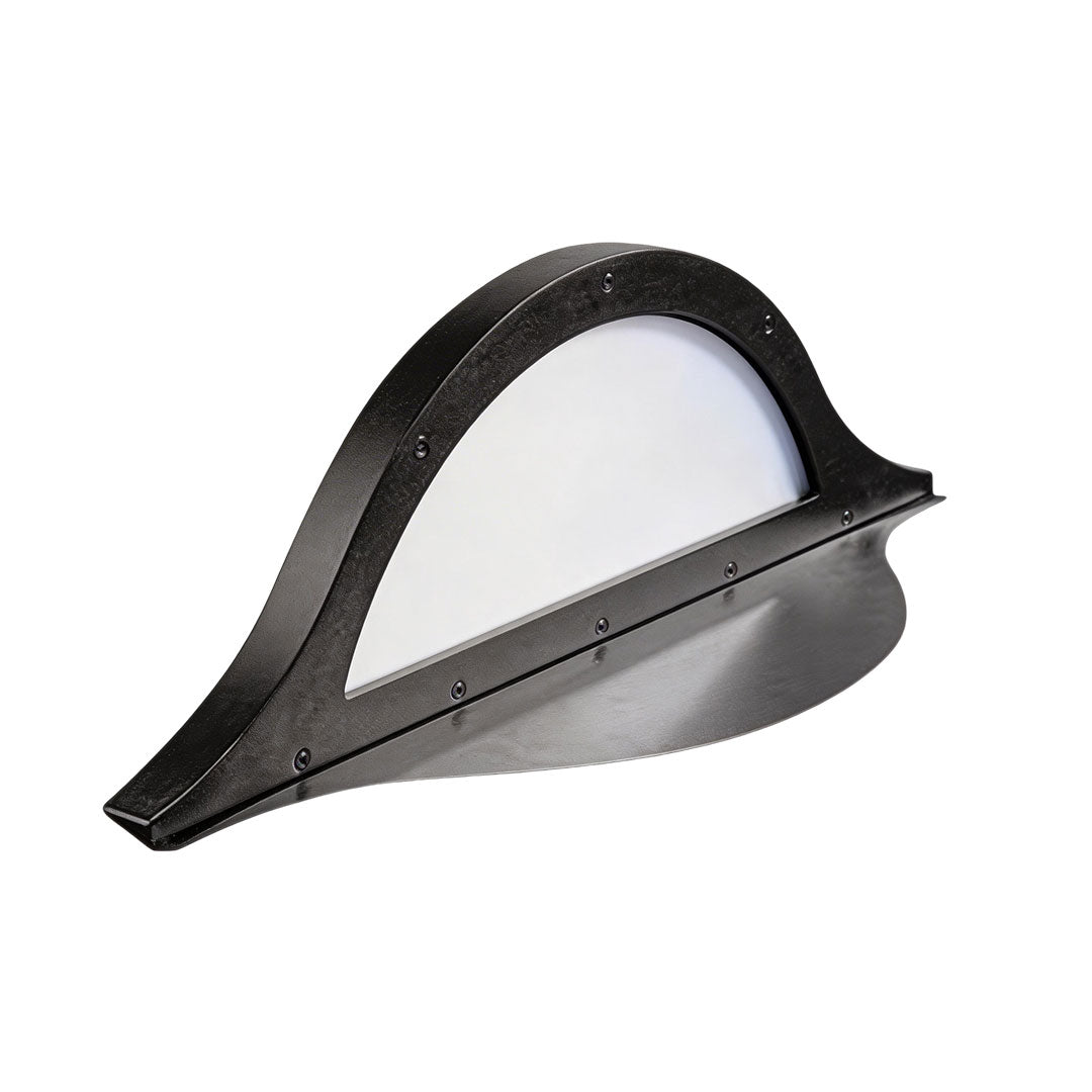 Inground landscape lights with a modern design, providing ambient lighting.