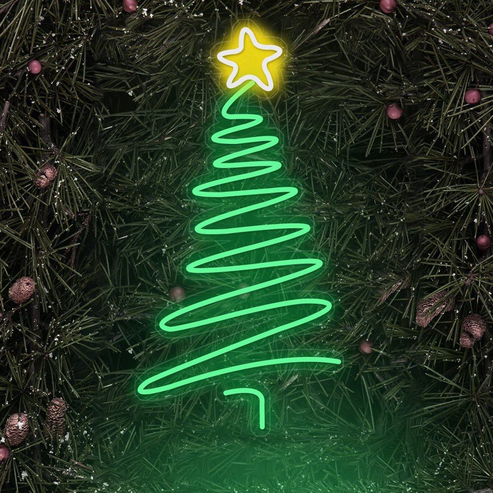 Ins LED Light Strip Luminous Line Christmas Tree Neon Signs Lights