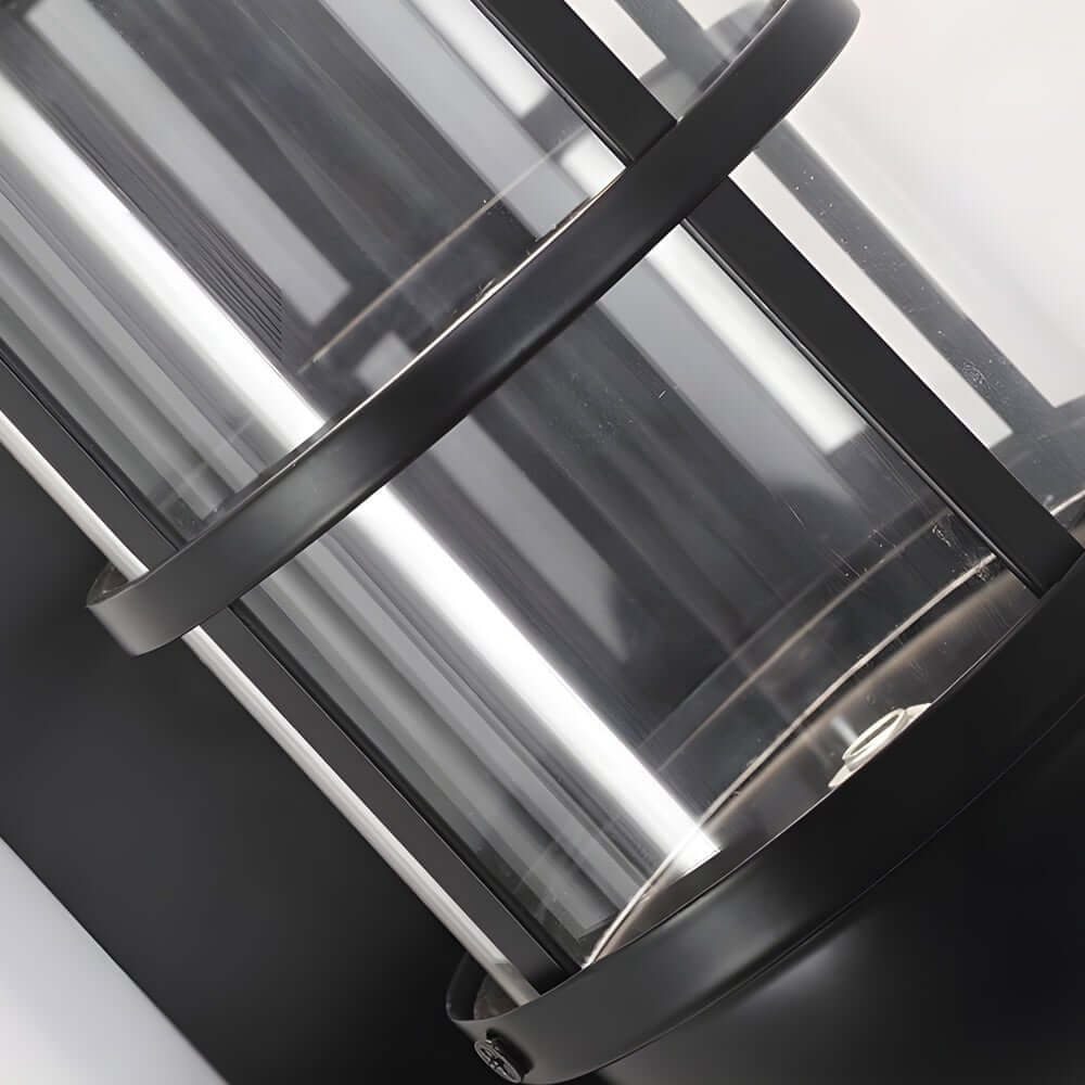 Inspired by Telephone Booth Retro Iron and Glass LED Sconce Light