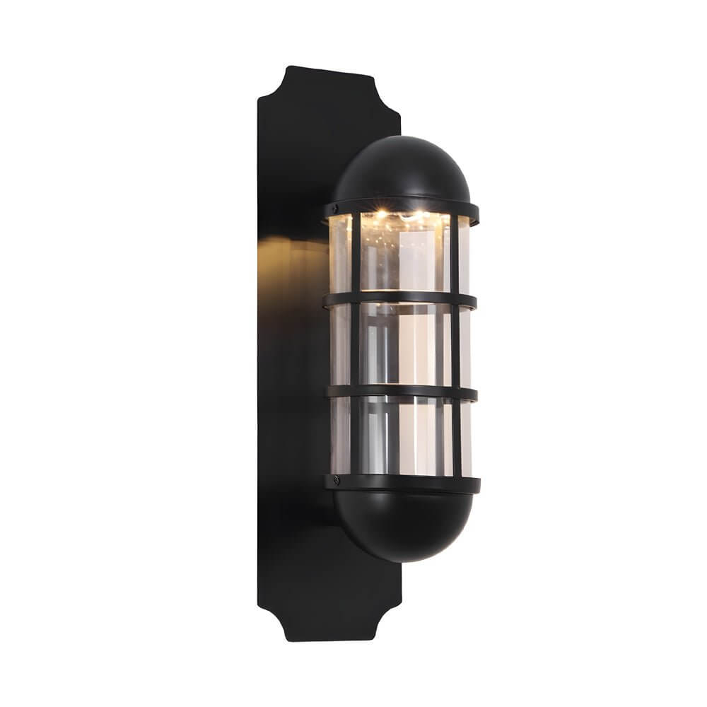 Inspired by Telephone Booth Retro Iron and Glass LED Sconce Light