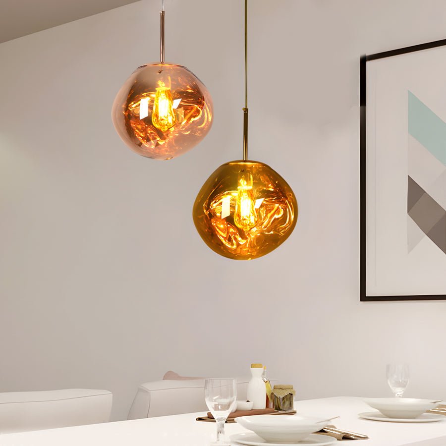 Irregular Creative Lava Glass Ball Personality Post - Modern Pendant Lights