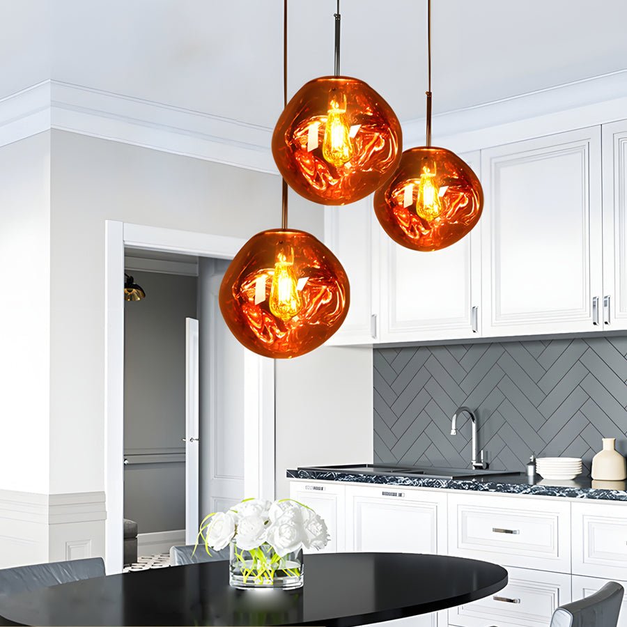 Irregular Creative Lava Glass Ball Personality Post - Modern Pendant Lights