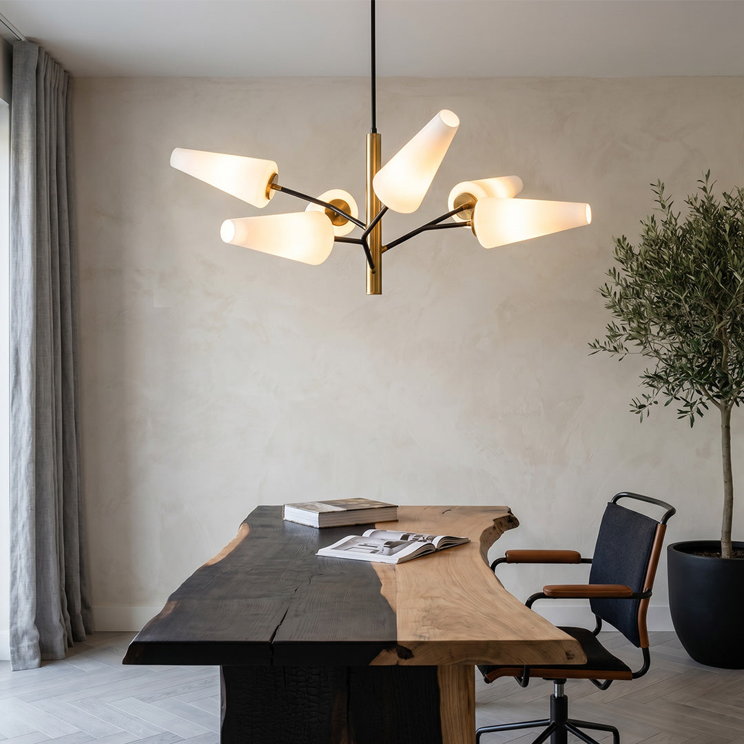 Italian glass chandelier showcasing elegant craftsmanship and luxurious illumination for interior spaces