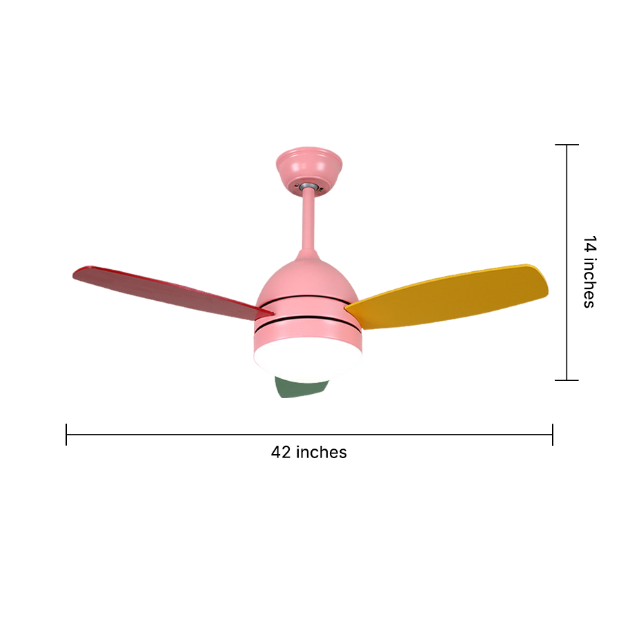 Modern Variable Frequency 6-gear Wind Speed Ultra Silent Kids Ceiling Fan