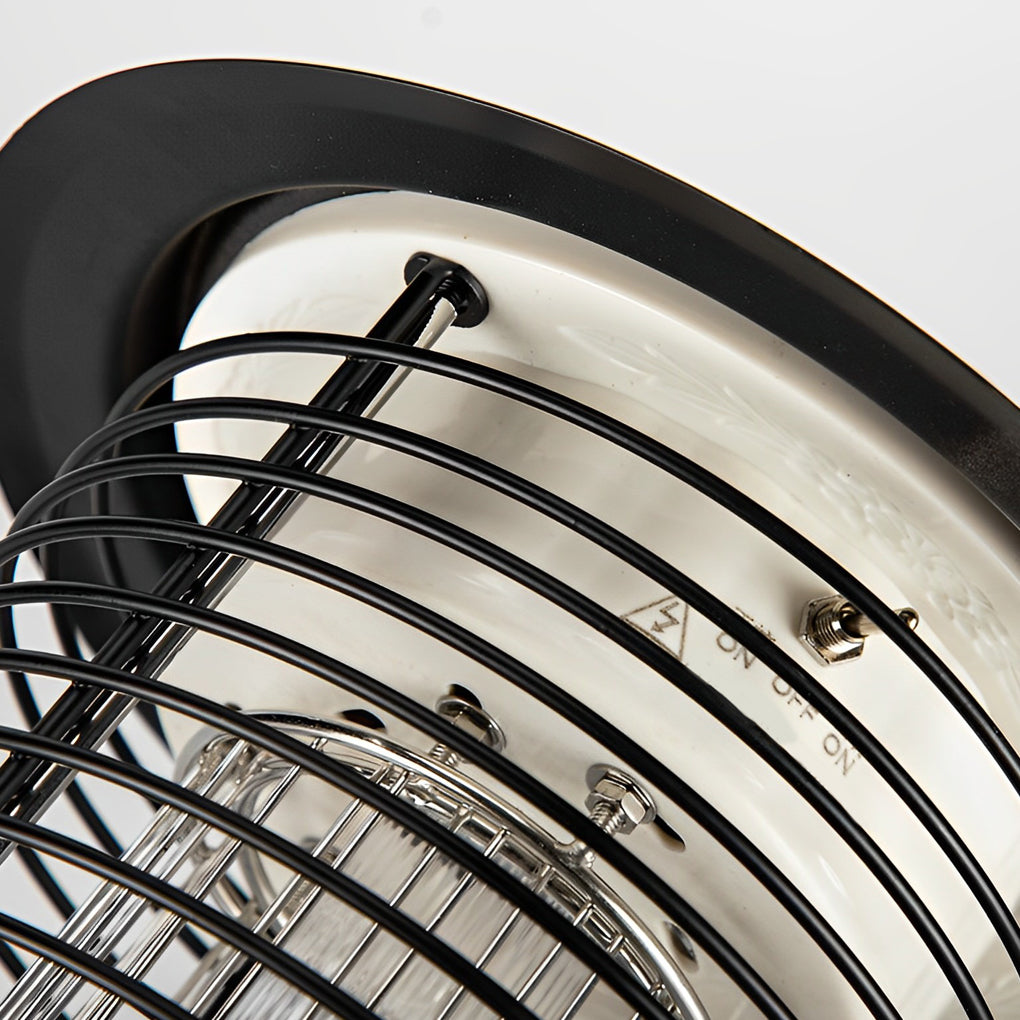 Lampara mata mosquitos with a sleek design, enhancing an outdoor area with purple light.