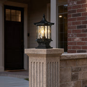 Lantern Pillar Lights European-Style Vintage Outdoor Pier Mount Light