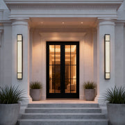 Large Outdoor Wall Light Modern Rectangular LED Light
