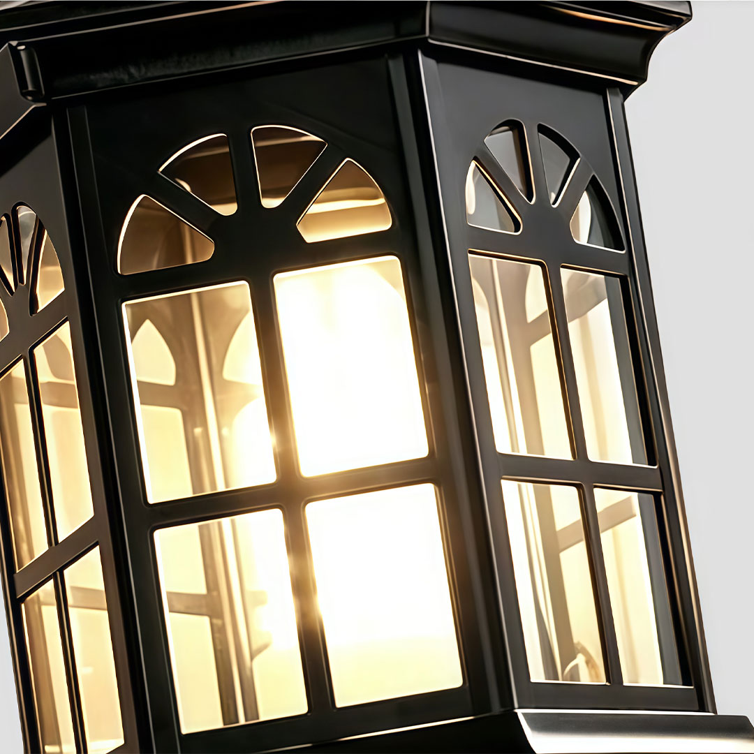 Modern 2 light outdoor wall sconce