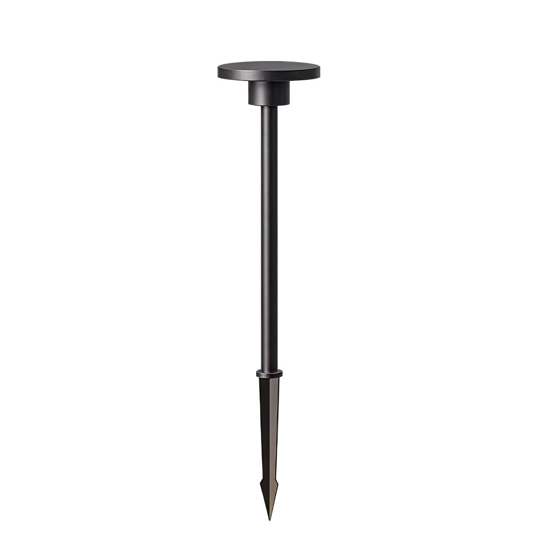 LED bollard path lights with a modern design, placed on a concrete surface.