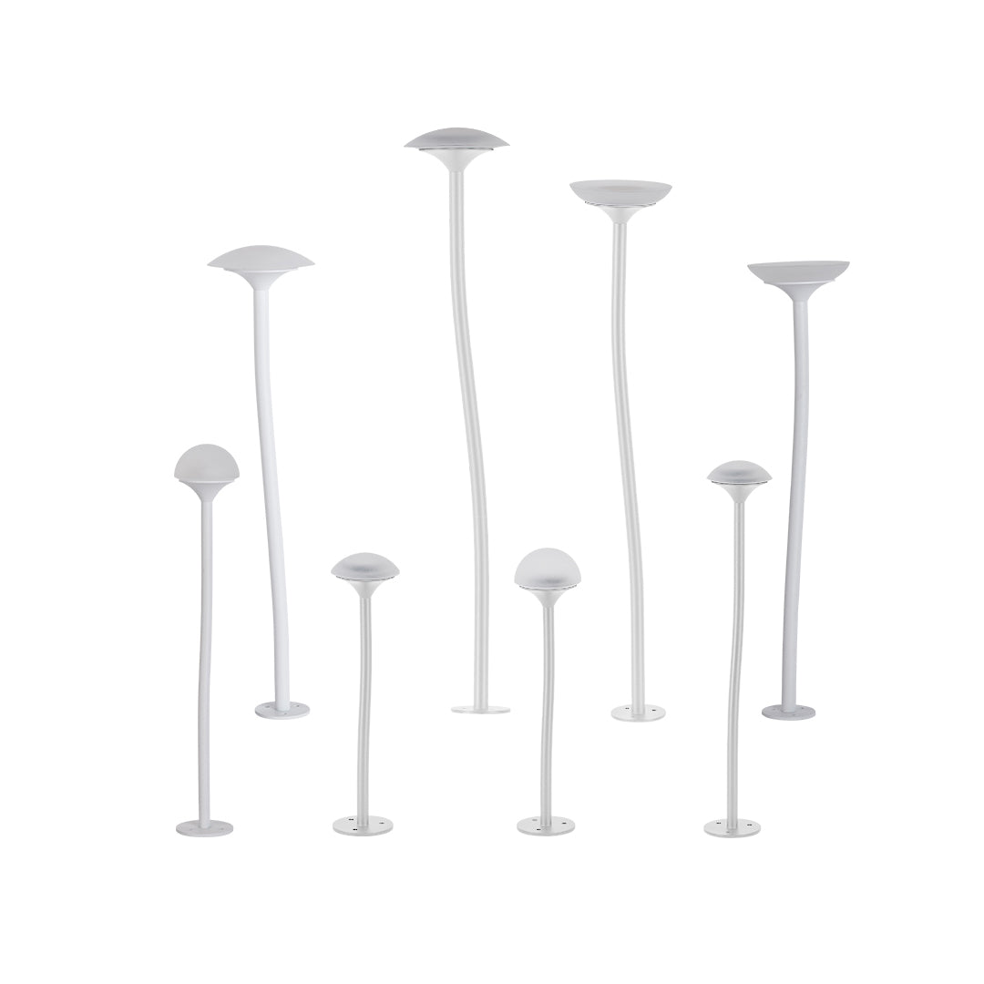 These Garden Lights bring a fairy tale touch to your outdoor spaces, with mushroom-shaped pathway lights that brighten lawns, walkways, and garden beds.