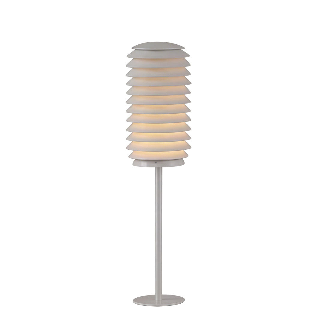 LED light bollard with a modern design, providing ambient lighting.