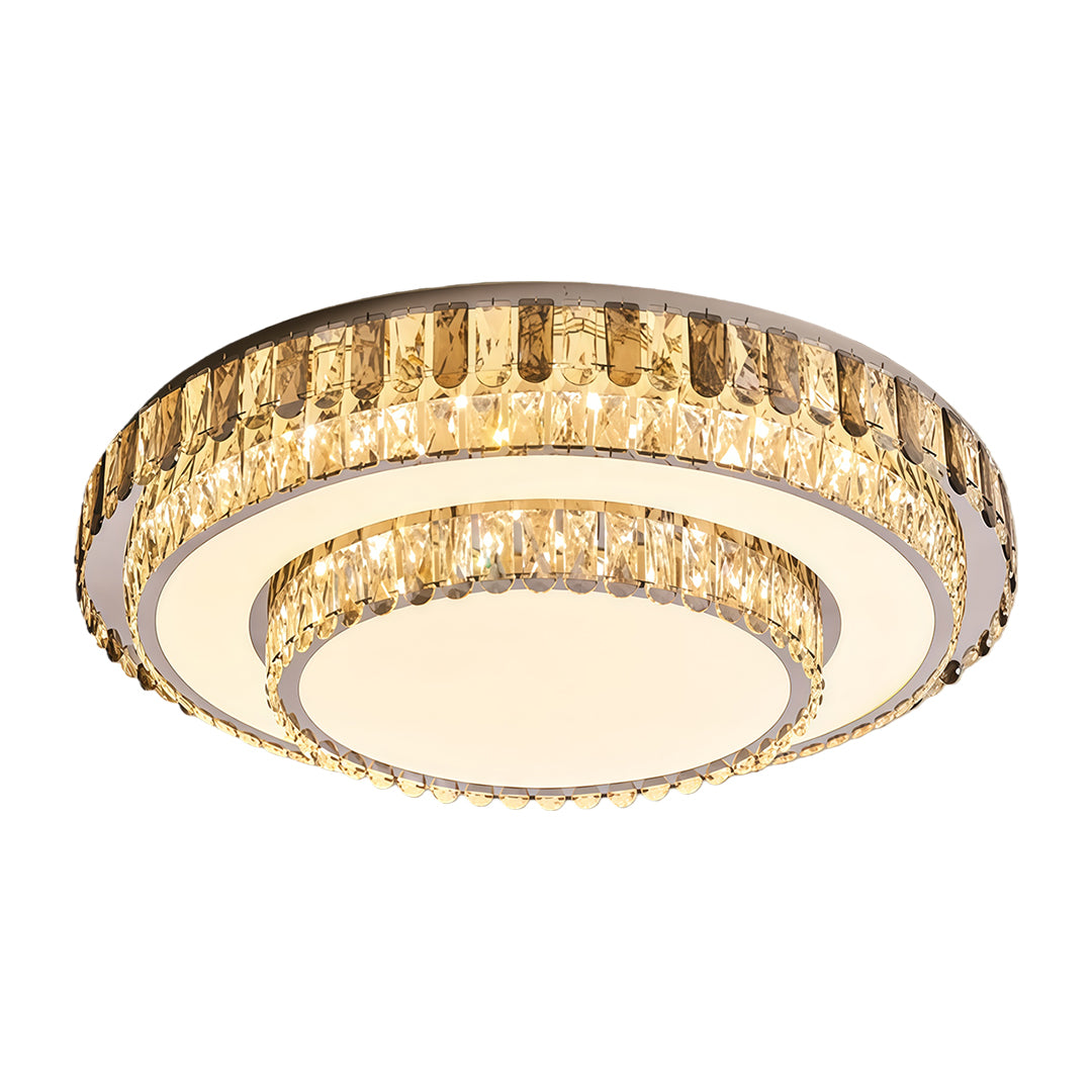 Luxury led light fixtures flush mount feature a crystal lamp design that delivers elegant style with bright, energy-efficient illumination.