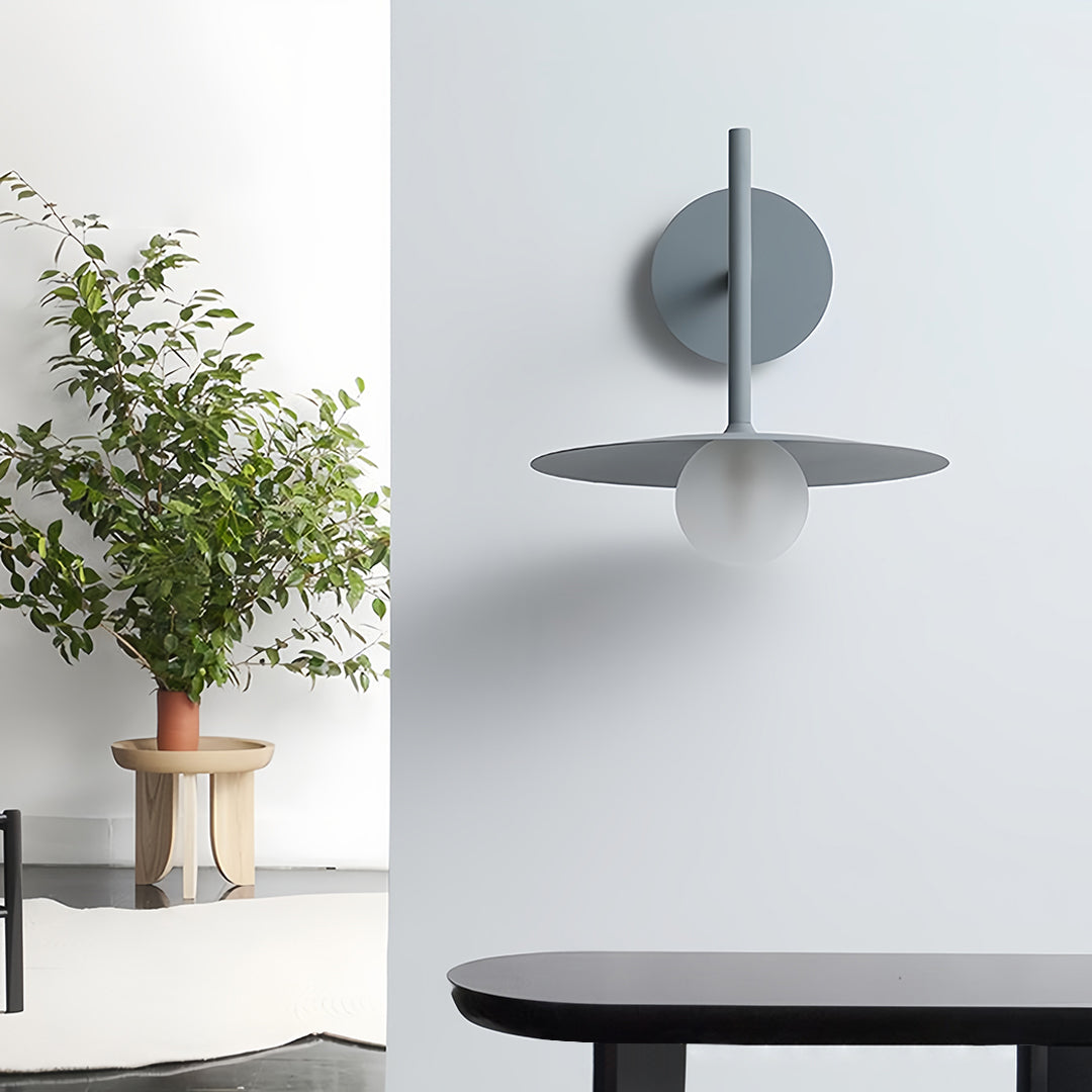 LED light wall lamp construction detail showing adjustable arm mechanism and premium hardware quality