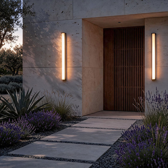 Contemporary long wall sconce lighting