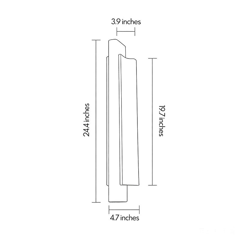 Waterproof modern outdoor wall lights