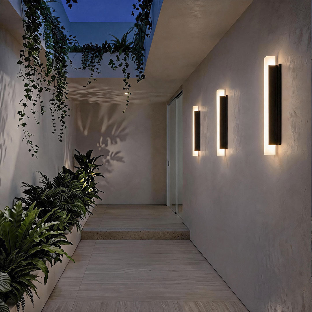 Waterproof modern outdoor wall lights