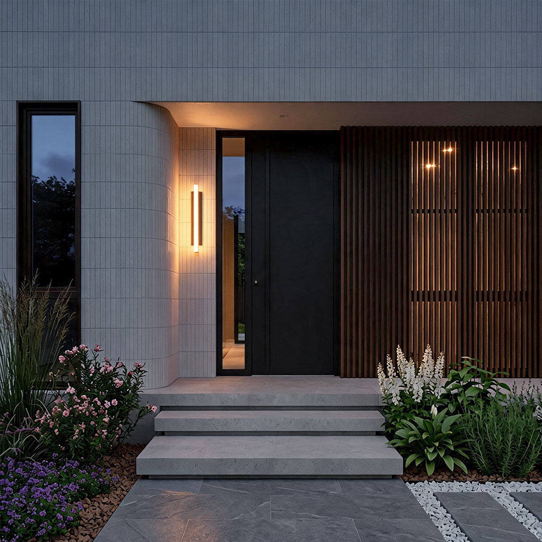 Waterproof modern outdoor wall lights